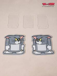 TOM & JERRY X Joivida 汤姆猫造型亚克力收纳盒，汤姆和杰瑞IP T Rendy玩具收纳装饰，透明创意桌面杂物整理盒 - 彩色 - 查看 7