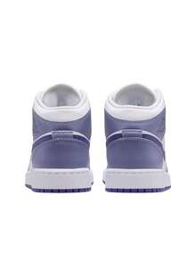 Nike Air Jordan 1 Mid Kids Sneakers Amethyst / White / Court Purple DQ8423 - Dusty Amethyst/White/Court Purple - View 3