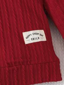 SHEIN Vintaside Kids 2pcs Young Boy Casual Outfit, Black Ribbed Sweater + Plaid Pants, Paired With White Sneakers, Showcasing Cute And Style! The Classic Black Top Adds Depth And Vitality. Paired With Fashionable Gray Plaid Pants, The Overall Look Is Casual Yet Refined. Stepping Into White Sneakers, Easily Creating A Vibrant And Energetic Young Boy Image, Allowing The Child To Express Their Unique Personalized In Happiness! - Multicolor - View 3