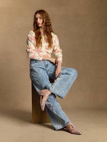 Rosivie Women's Hollow Out Fashion Buckle Design Gladiator Sandals - Pink - View 2