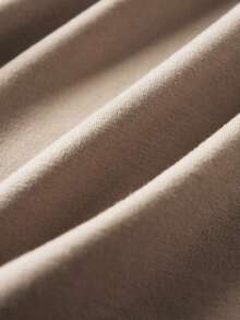 Airaco Men's Casual Solid Color Long Sleeve Pocket Design Polo Shirt - Mocha Brown - View 3