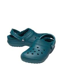 Crocs Classic Lined Clog Green 203591375 - Green - View 2