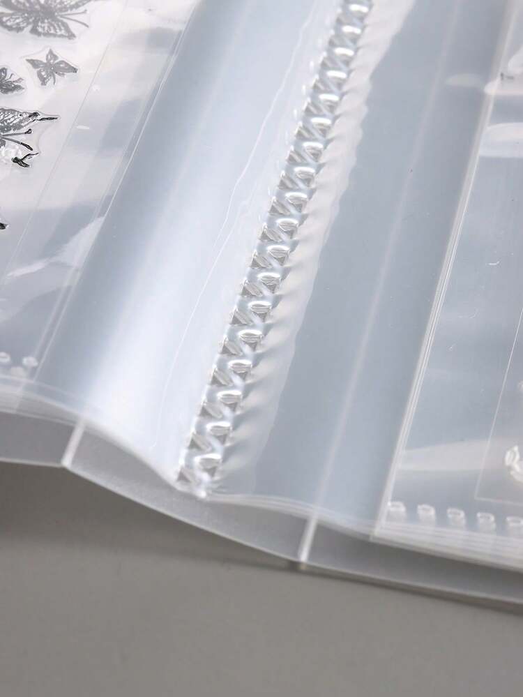 80格空收纳贴纸书收藏整理卡片滑盖文件盒容器指甲贴纸展示美甲工具，房间，浴室，房屋，粉色房间，生活旅行用品，礼品袋，送给妈妈、爸爸、男士、朋友、老师的礼物，生日，婚礼，办公桌，架子，配件，礼品盒，趣味礼物，收纳袋，化妆包，洗漱包，珠宝盒，小袋，化妆刷架，刷架，香水收纳袋，小袋 - 彩色 - 查看 6