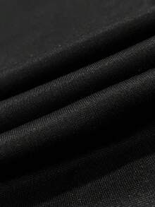 INAWLY Quần nỉ họa tiết chữ đơn giản, phong cách retro, thoải mái dành cho nữ - màu đen - Xem 6