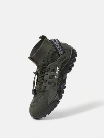 OUTDOORSY 女士休闲字母图案舒适运动鞋，适合日常穿着