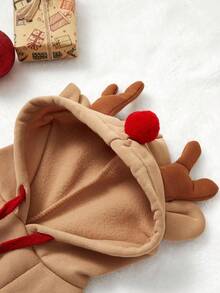 PETSIN 1 Stück Weihnachtshund Kostüm, umgewandelt in Hunde- und Katzenkleidung für kleine bis mittlere Hunde. Herbst- und Winterzubehör für Haustiere. Teddybär und Mastiff Katzenkleidung.