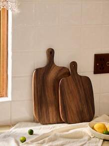 Cirelle 2pcs/1pc Acacia Wood Cutting Board, Bread Board, Cheese Platter