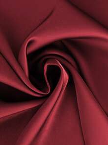 GlowEve 女式领褶蝴蝶结前系带无袖衬衫 - 酒紅色 - 查看 3