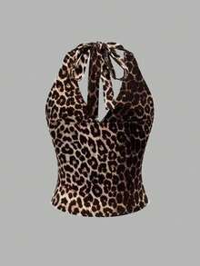 夏季大码女式性感露背挂脖上衣