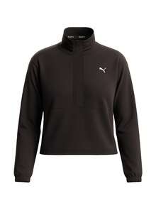 Puma Run Evolve Women's 1/4 Zip Jacket Black - Black - View 1