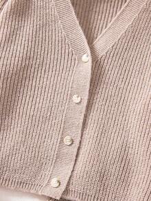 Tween GirlsTextured Knit Sweater & Leggings 2-Piece Set, Casual Outfit For Autumn/Winter