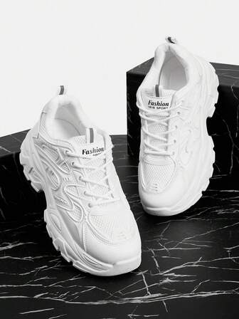 Vate Women's Thick Sole Casual Everyday Versatile Athletic Sneakers For Christmas