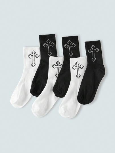 Modcrash 1/2/4/5/8/10/20 双装【运动爱好者必备】男士中筒运动袜 | 透气吸湿 | 高弹力 | 条纹撞色设计 | 舒适必备 | 限时特惠，适合日常穿着，春秋夏季皆宜