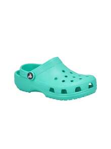 Crocs Dép clog trẻ em cổ điển màu xanh lá cây 2069913WM - Phá - Xem 2
