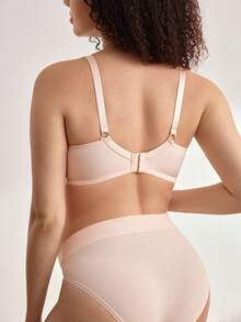 2 chiếc áo ngực cho con bú viền ren tối giản dành cho bà bầu - Nhiều màu - Xem 3