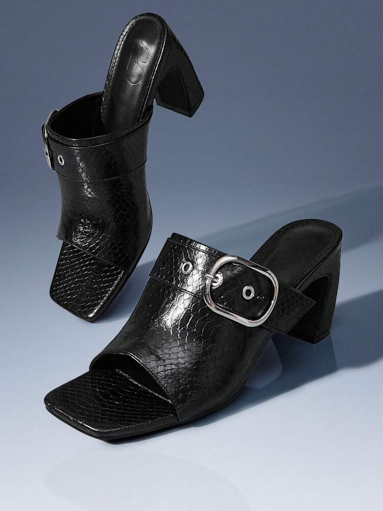 CUCCOO GRLICON Women's High Heel Sandals, Y2K, Punk, Biker, Cool Girl Style, Suitable For Halloween, Christmas, Party