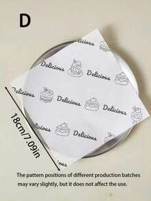 40 tờ giấy nướng họa tiết hoạt hình tối giản, giấy gói quà bánh quy ngày lễ tình nhân, giấy thủ công, khay nướng, giấy gói thực phẩm chống dầu, dụng cụ và phụ kiện nhà bếp. Cách sắp xếp họa tiết của các lô hàng khác nhau có thể thay đổi đôi chút. - Nhiều màu - Xem 15