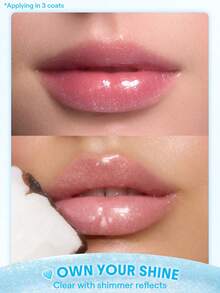 SHEGLAM Crystal Glaze 保濕唇膏-Own Your Shine 品牌 美容 化妝 化妝品 適合女性與女孩 完美搭配夏季春季 Y2K 時尚 流行 生日 母親節禮物 假期 派對準備就緒 最佳顏色 - Own Your Shine - 查看 2