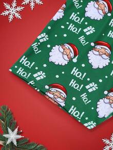 Notgurli Christmas Funny Print Cartoon Quirky Santa Claus, Gift Box, Candy Cane, Bell, Snowflake, Snowman, Family Party Men's Mid-Length Boxer Briefs - Multicolor - View 4