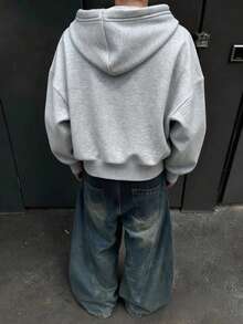 Claim Dot 男士休闲短款连帽开衫