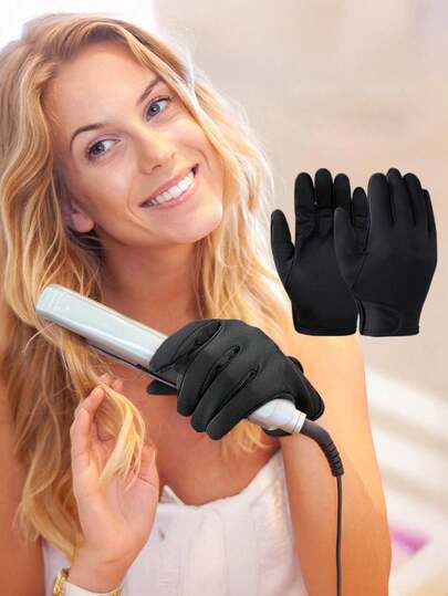 1pc Unisex Professional Hair Styling Heat Resistant Gloves For Flat Iron, Curling Wand, And Straighteners - Normal Hair Type Styling Accessories, Hair Tools, Hair Products And Accessories For Barber Salon Beauty
