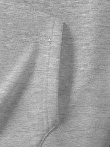 ‌Sudadera con capucha para mujer nueva de otoño invierno abrigada holgada y versátil con estampado de bandera estadounidense ideal para vacaciones paseos y viajes - Gris - Ver 3