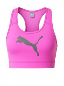 Puma Mid Impact 4keeps Women's Bra Pink - Pink - View 1