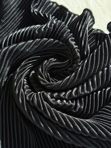 Comfortcana Plus Size Plain Casual Shorts, Fashion & Comfortable For Daily Wear - Black - View 7