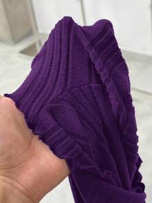 SHEIN EZwear Plus Size Women Casual Solid Color Long Sleeve T-Shirt, Versatile