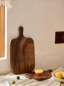Cirelle 2pcs/1pc Acacia Wood Cutting Board, Bread Board, Cheese Platter