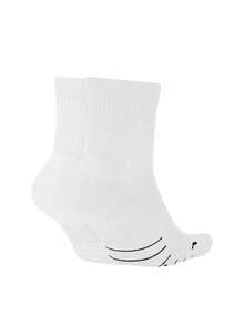 Nike 2 Pack Multiplier Unisex Running Socks White / Black - Black and White - View 2