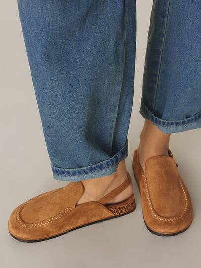 Styleloop Women's Flat Slip-On Shoes, Boho Style, Retro American, Bohemian, Western, Music Festival, Party Outfit For Christmas