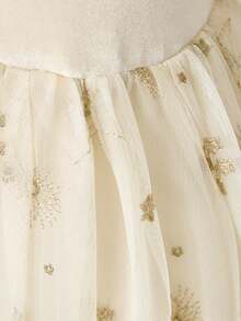 Glamorique Kids Baby Girldress,Wedding,VelvetGown,Birthday Outfits For Baby - Apricot - View 1