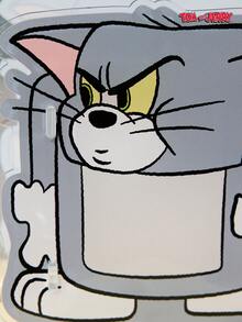TOM & JERRY X Joivida 汤姆猫造型亚克力收纳盒，汤姆和杰瑞IP T Rendy玩具收纳装饰，透明创意桌面杂物整理盒 - 彩色 - 查看 4