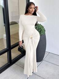 Alexandranx New Arrival Autumn/Winter Melart Women Long Dress