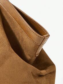 SHECARRY FASHIONABLE VERSATILE CASUAL LARGE CAPACITY WOMEN HANDBAG - Khaki - View 6