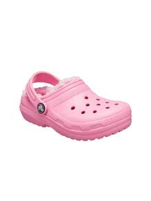 Crocs أحذية خشبية كلاسيكية للأطفال، عصرية ومتعددة الاستخدامات، للتسوق والارتداء اليومي وارتداء عطلة نهاية الأسبوع، وردي، 203506-6M3 - وردي - مشاهدة 2