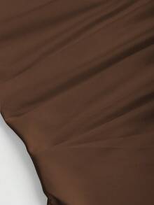 Sweetra 3pcs Women's Casual Solid Color Asymmetrical Neck Comfortable Ruched Fitted T-Shirts, Summer - Multicolor - View 6