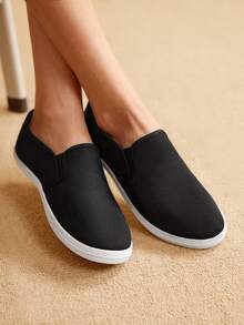 CUCCOO EASI 女士休闲百搭帆布平底鞋，适合日常穿着