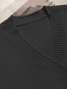 GlowEve 女士蓝色毛衣，新款秋冬金属纽扣不对称开襟羊毛衫，百搭通勤风格