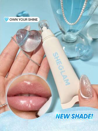 Crystal Glaze Soin Hydratant Pour Les LèVres-Own Your Shine Rouge Marque Beauté Visage Maquillage CosméTique Pour Femmes Filles Parfait Pour Hiver IdéAl Pour Y2K ÉLéGant Mode Adapté Pour Anniversaire Xmas Cadeau FêTe PrêT Meilleure Couleur