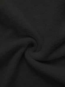 Elenzga Women's Casual Loose Fit Turtleneck Long Sleeve Plus Size Sweater, Suitable For Autumn/Winter Outerwear - Black - View 8