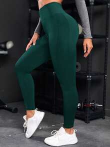 Powerista 女款跑步紧身裤 无缝高弹力收腹运动紧身裤 瑜伽裤