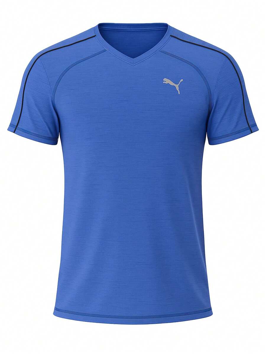 Puma Cloudspun Men T-Shirt Blue - Blue - View 1