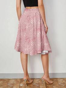 SHEIN Clasi Women's Minimalist Casual Comfortable Skirt - Multicolor - View 2