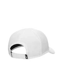 Nike Dri-Fit Club Men's Tennis Hat White - 黑與白 - 查看 2
