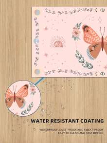 1 件装大号加长游戏鼠标垫，带防滑橡胶底座，适用于办公室、电脑、键盘、笔记本电脑和家用桌面（粉色蝴蝶） - 彩色 - 查看 3