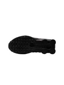 Nike Shox R4 Kids Sneakers Black / Bright Crimson CW2626 - 黑色/黑色 - 查看 4