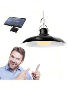 Đèn thả năng lượng mặt trời một/hai đầu, đèn chiếu sáng năng lượng mặt trời chia đôi, đèn treo lều sân, cảm biến ánh sáng 1-đến-2, đèn lồng năng lượng mặt trời trang trí sân vườn ngoài trời chống nước - Nhiều màu - Xem 9