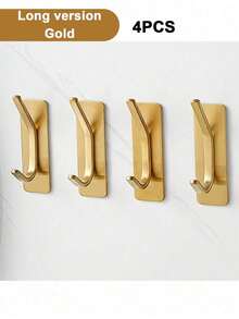 1/4 Packs Towel Hook/Adhesive Hooks - Wall Hooks For Coat/Robe/Towels Stick On Bathroom/Kitchen - Multicolor - View 18